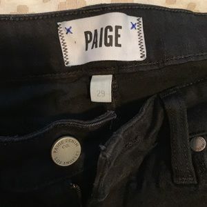 PAIGE Black Verdugo Ultra Skinny pants